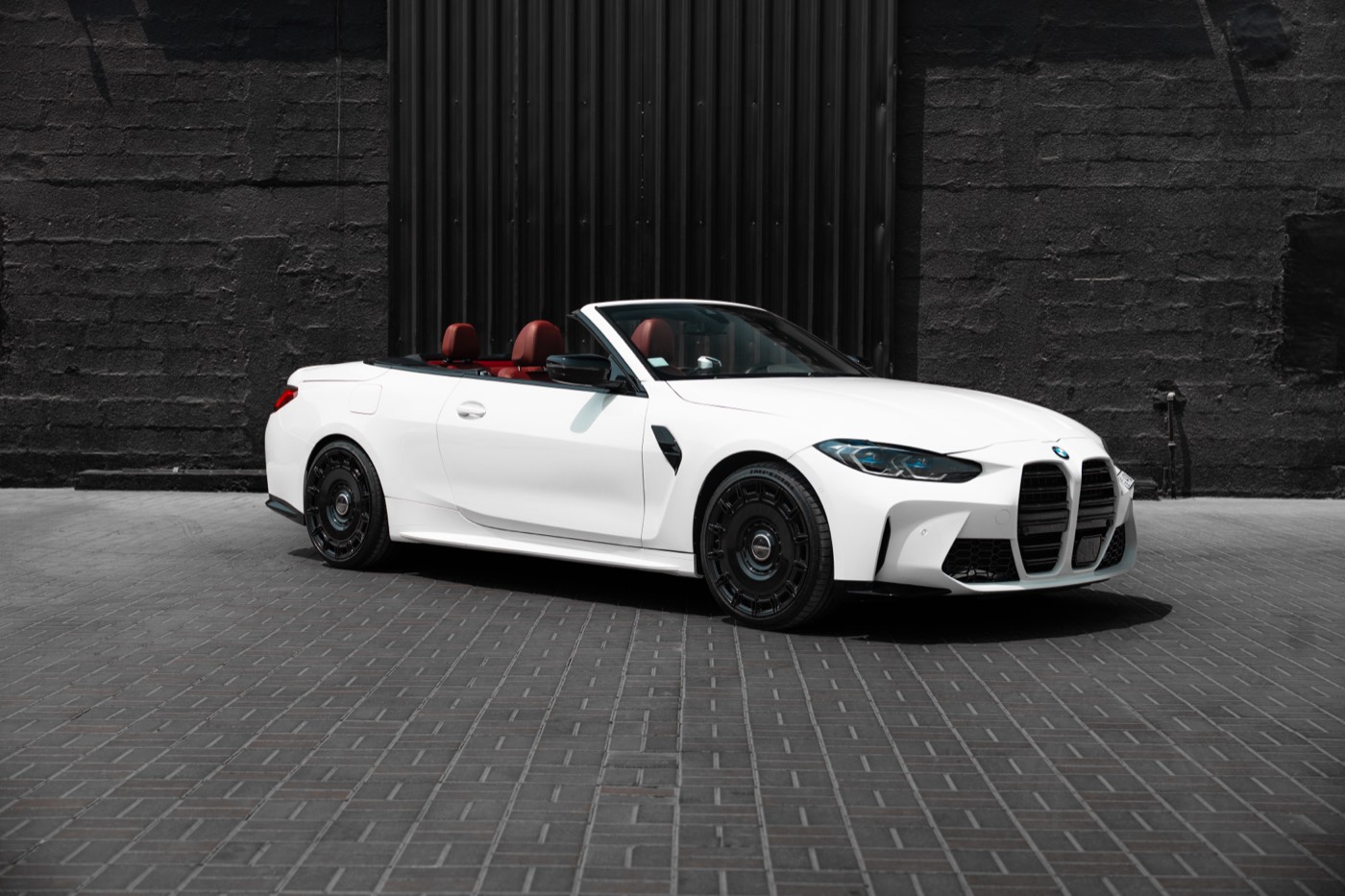 BMW 430i cabriolet blanche