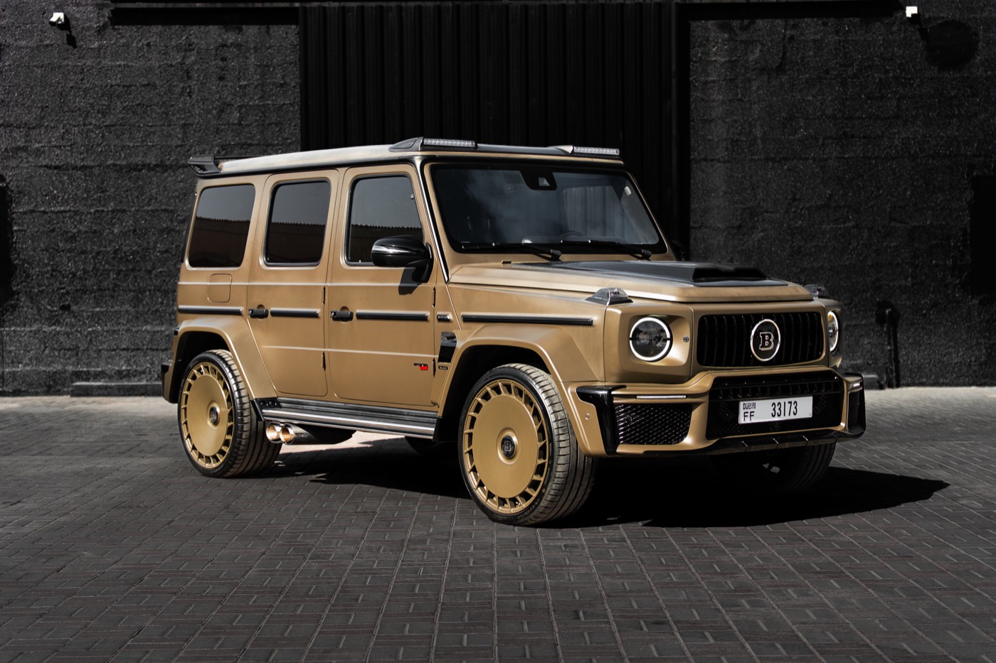 Mercedes-AMG G 63 dorée